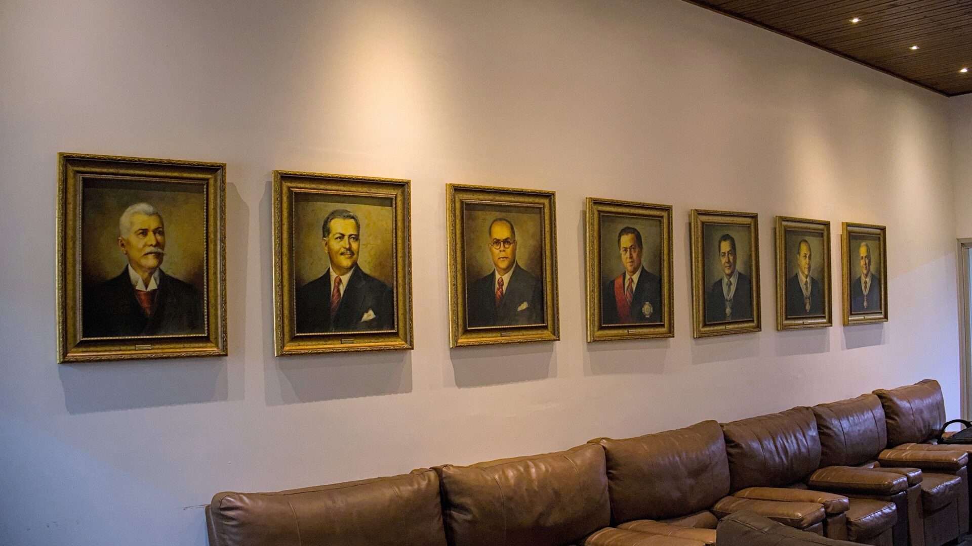 La Aurora factory Dominican Republic private lounge with Leon family in view